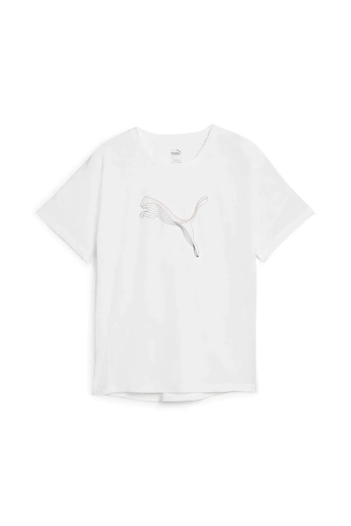 Puma EVOSTRIPE Tee Beyaz Kadın T-Shirt