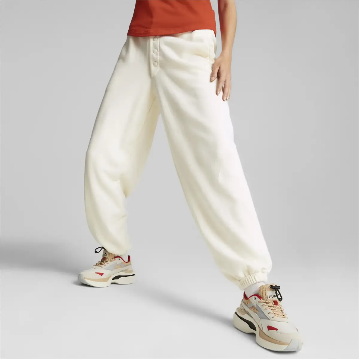 Puma Infuse Sweatpants Bej Kadın Eşofman Altı