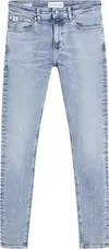 Calvin Klein SUPER SKINNY Erkek Mavi Kot Pantolon