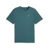 Puma ESS ELEVATED Tee TK M Yeşil Erkek T-Shirt