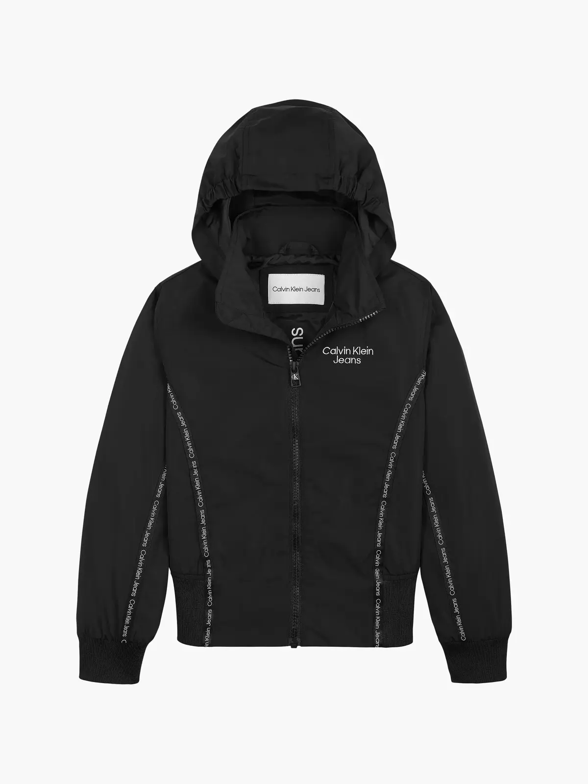 Calvin Klein LOGO TAPE FITTED JAC Kadın Siyah Mont