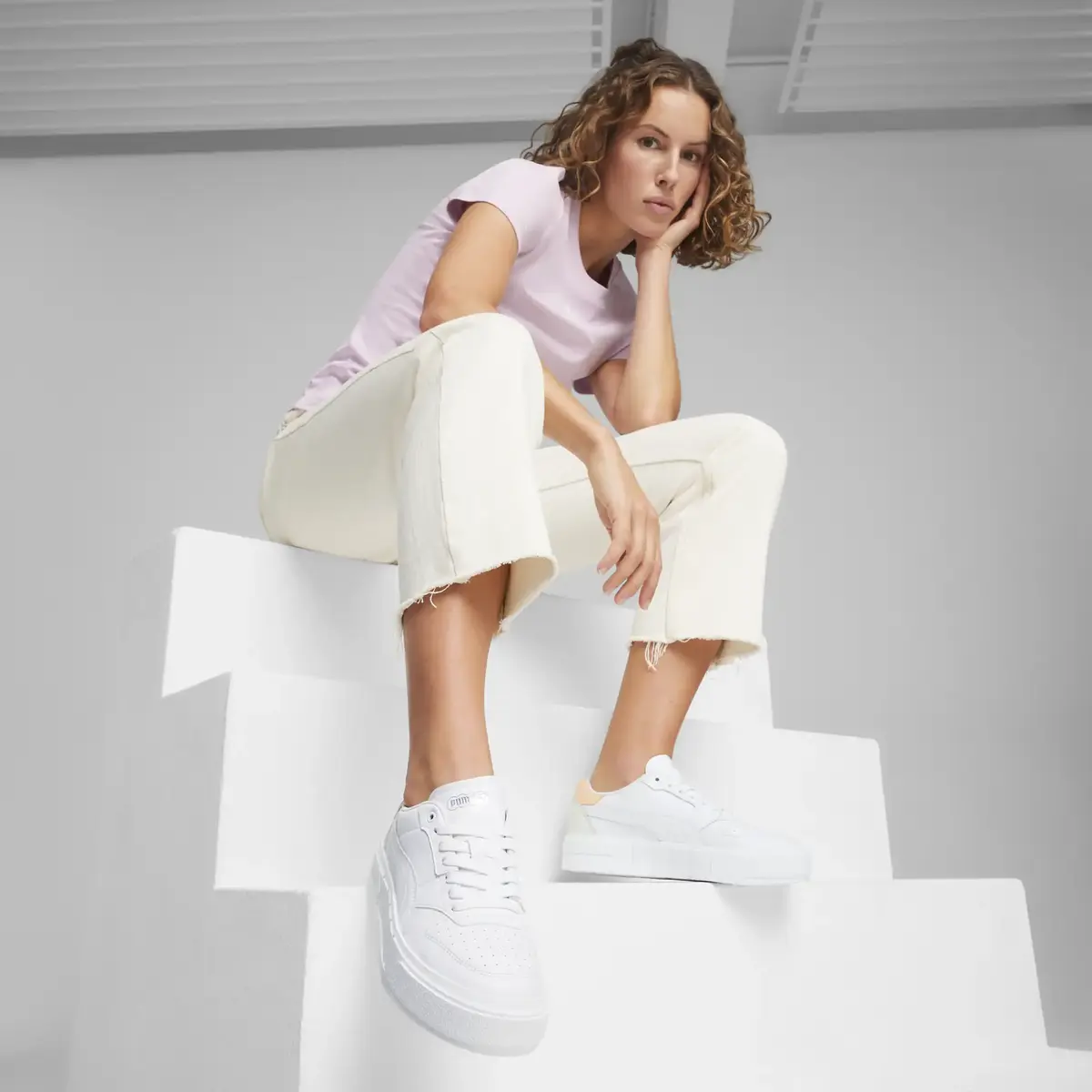 Puma Cali Court Lth Wns Kadın Spor Ayakkabı & Sneaker