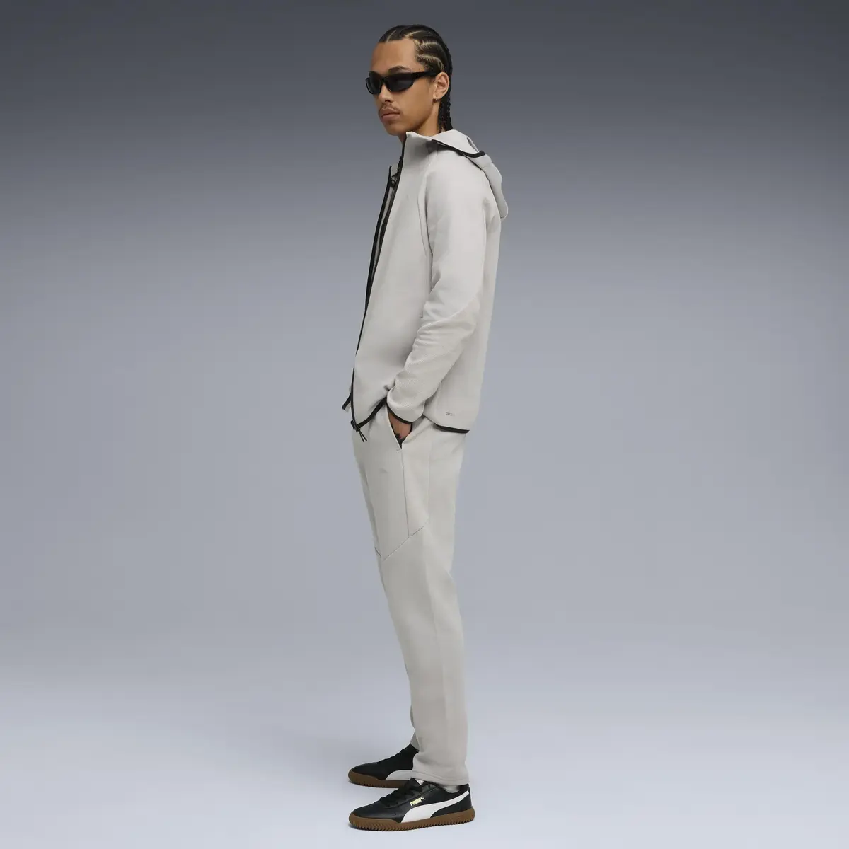 Puma EVOSTRIPE Pants DK Gri Erkek Eşofman Altı