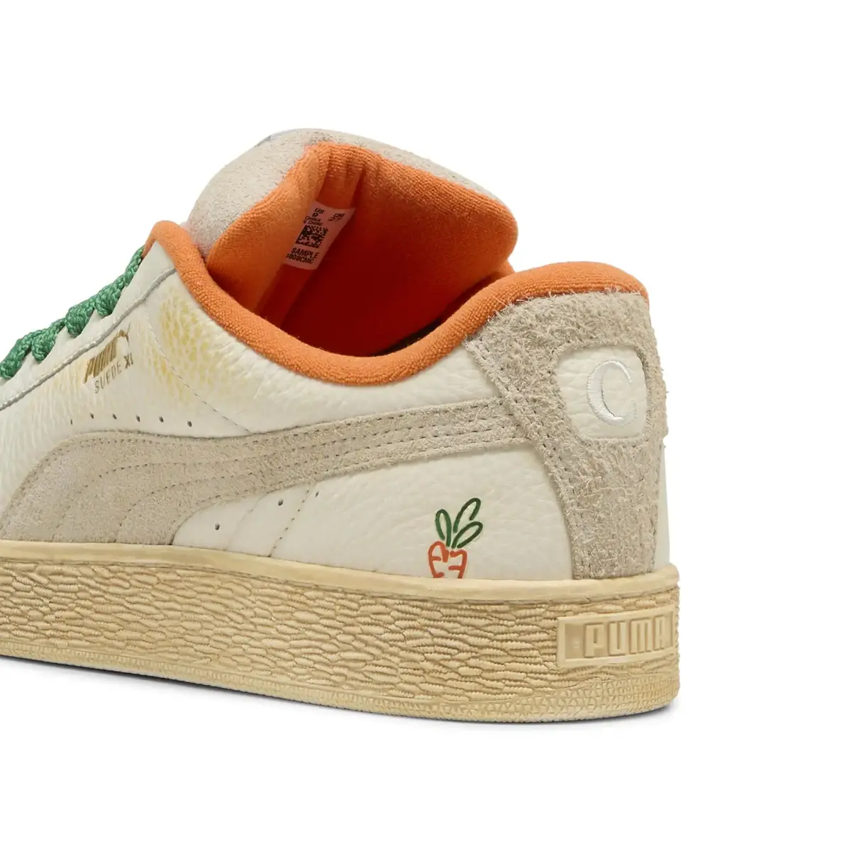Puma Suede XL 2 CARROTS Kırık Beyaz Erkek Günlük Spor Ayakkabı
