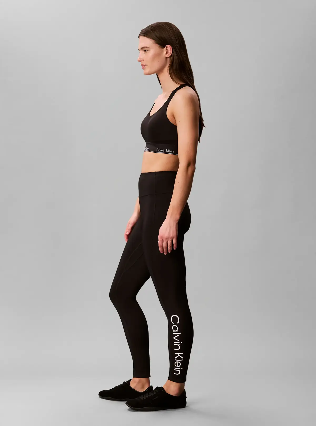 Calvin Klein MODERN SPORT HIGH SU, BAE Siyah Kadın Sporcu Sütyeni