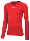 Puma LIGA Baselayer Tee LS Kırmızı Erkek Antrenman T-Shirt