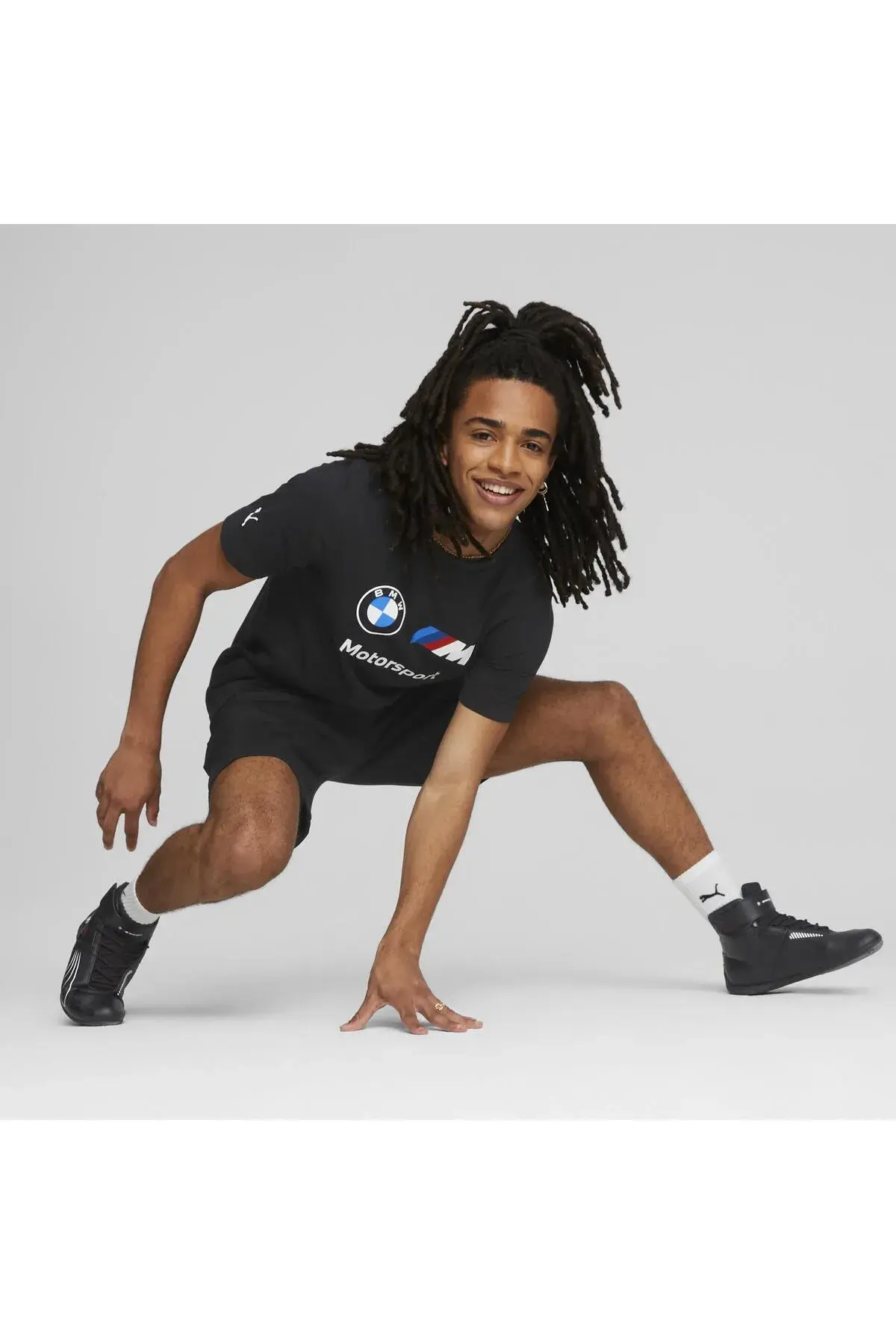 Puma BMW MMS Sweat Shorts Siyah Erkek Şort