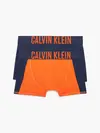 Calvin Klein 2PK TRUNK Erkek Turuncu Boxer Set