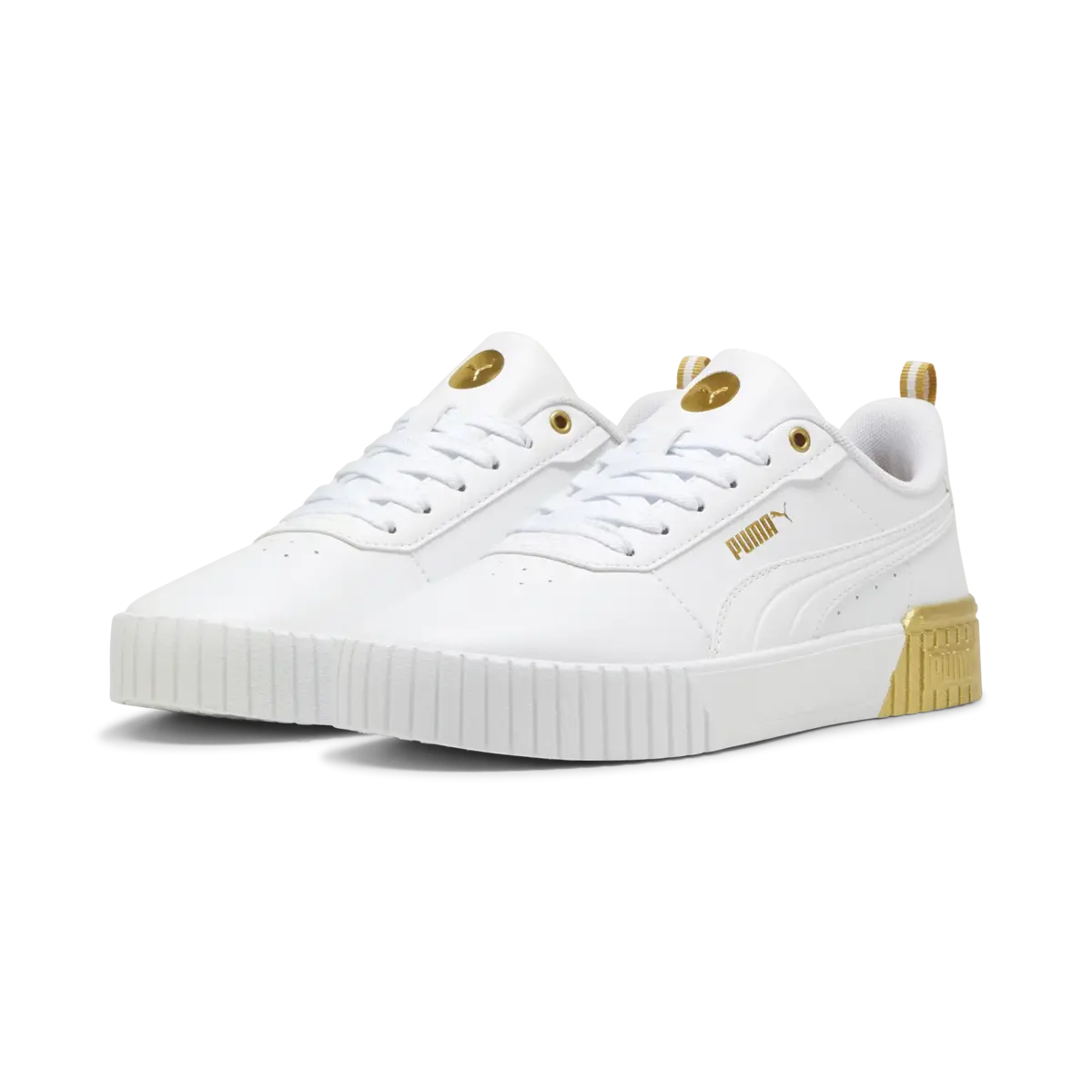 Puma Carina 2.0 Metallic Dream Beyaz Kadın Günlük Spor Ayakkabı