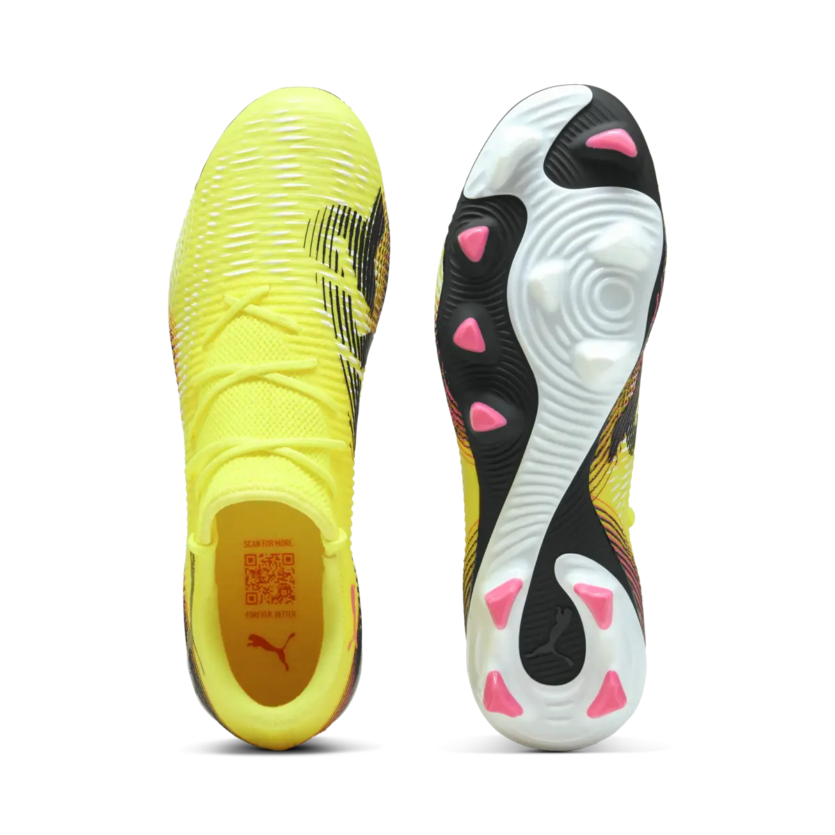 Puma FUTURE 8 MATCH Low FG/AG Sarı Erkek Krampon