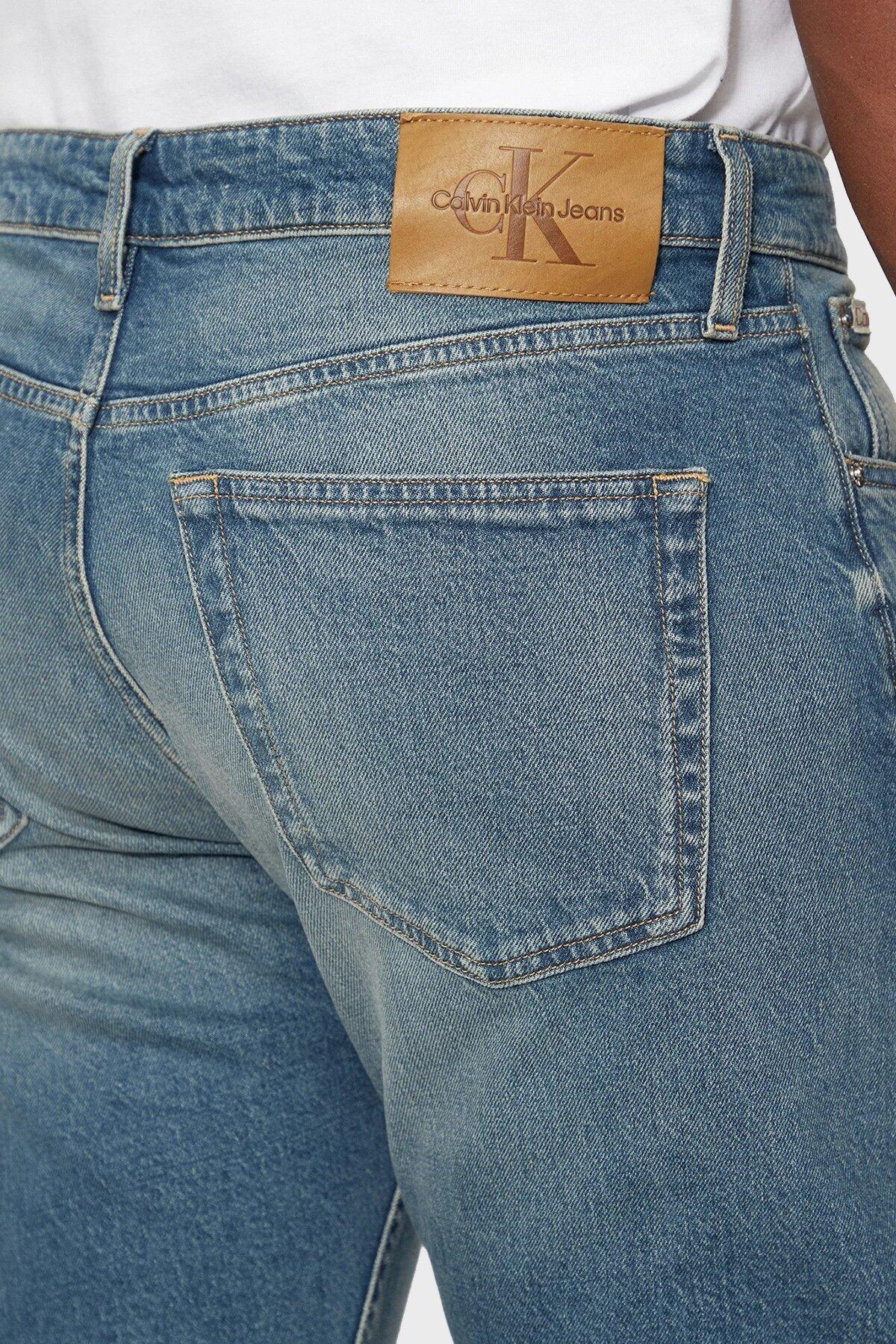 Calvin Klein SLIM, 1A4 Mavi Erkek Kot Pantolon