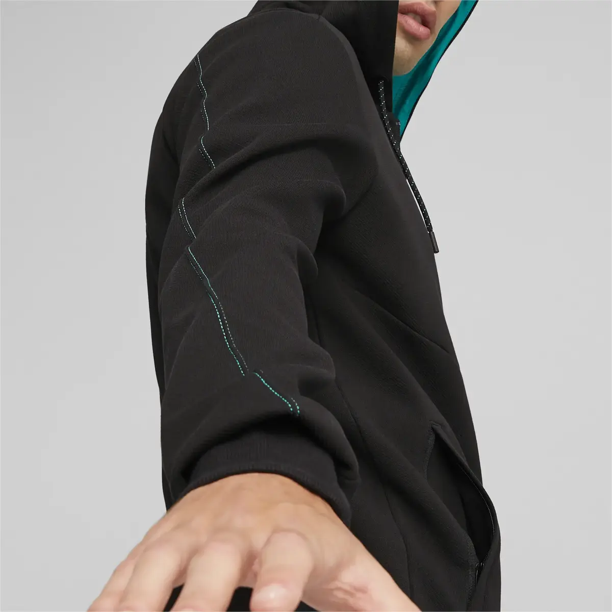 Puma MAPF1 Hooded Sweat Jacket Siyah Fermuarlı Hoodie
