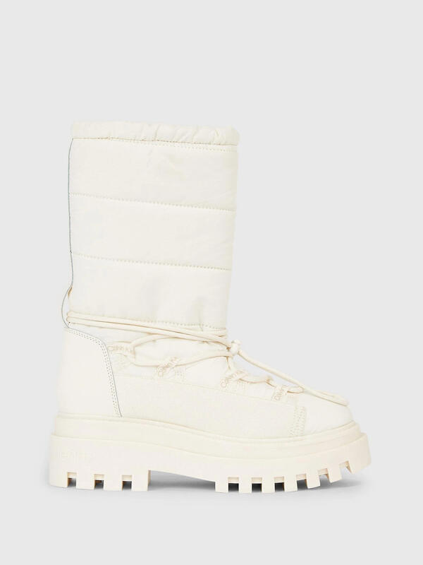 Calvin Klein FLATFORM SNOW BOOT N Kadın Krem Bot