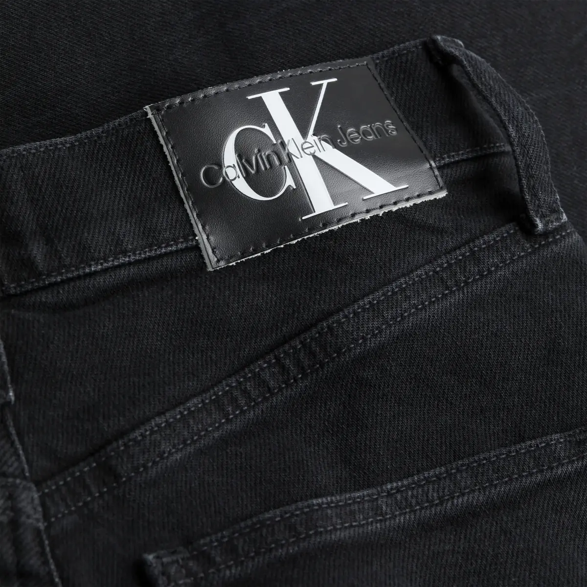 Calvin Klein HIGH RISE STRAIGHT Kadın Antrasit Kot Pantolon