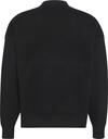 Calvin Klein LS CTTN CASHMERE 3D LOGO CRWNK S Siyah Erkek Sweatshirt