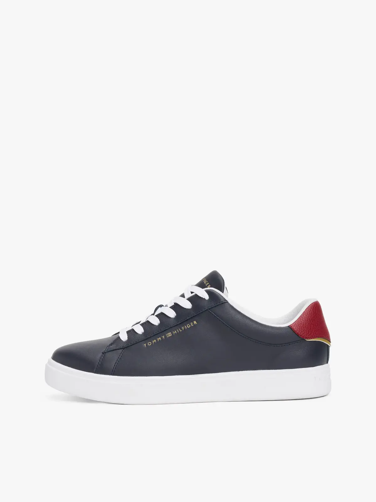 Tommy Hilfiger ESSENTIAL COURT SNEA, DW6 Siyah Kadın Spor Ayakkabı & Sneaker