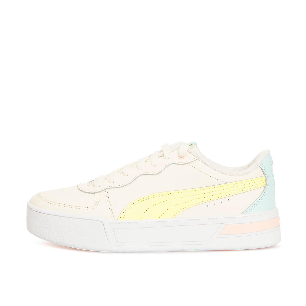 Puma Skye Pembe Kadın Krem Spor Ayakkabı & Sneaker