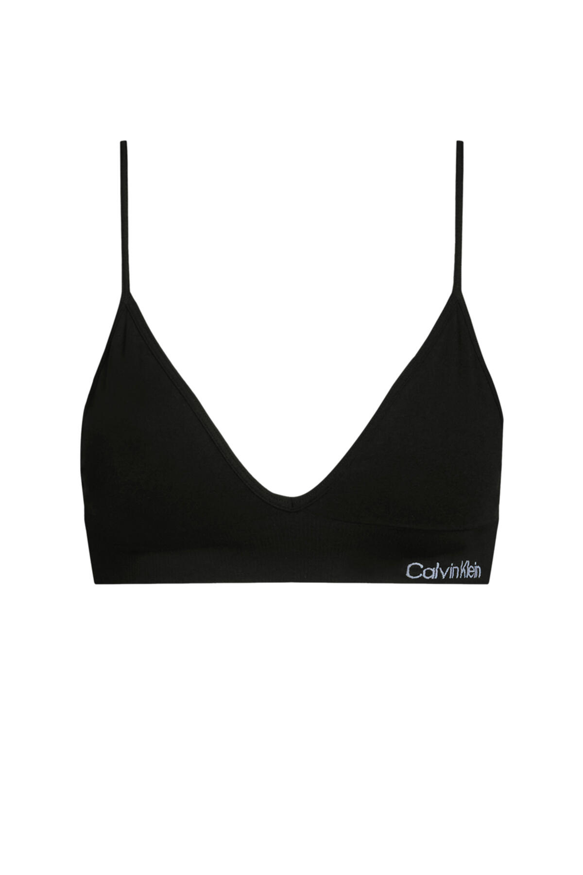 Calvin Klein TRIANGLE Siyah Kadın Bikini Üstü