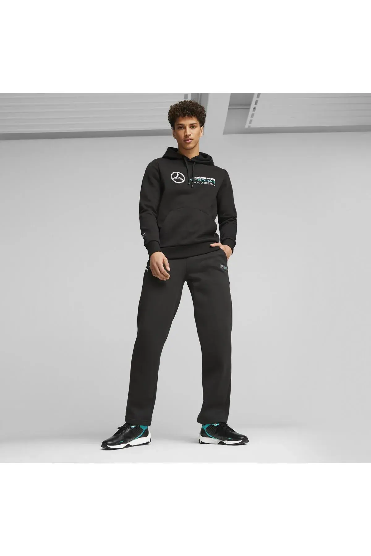 Puma MAPF1 ESS Fleece Hoodie Siyah Erkek Hoodie