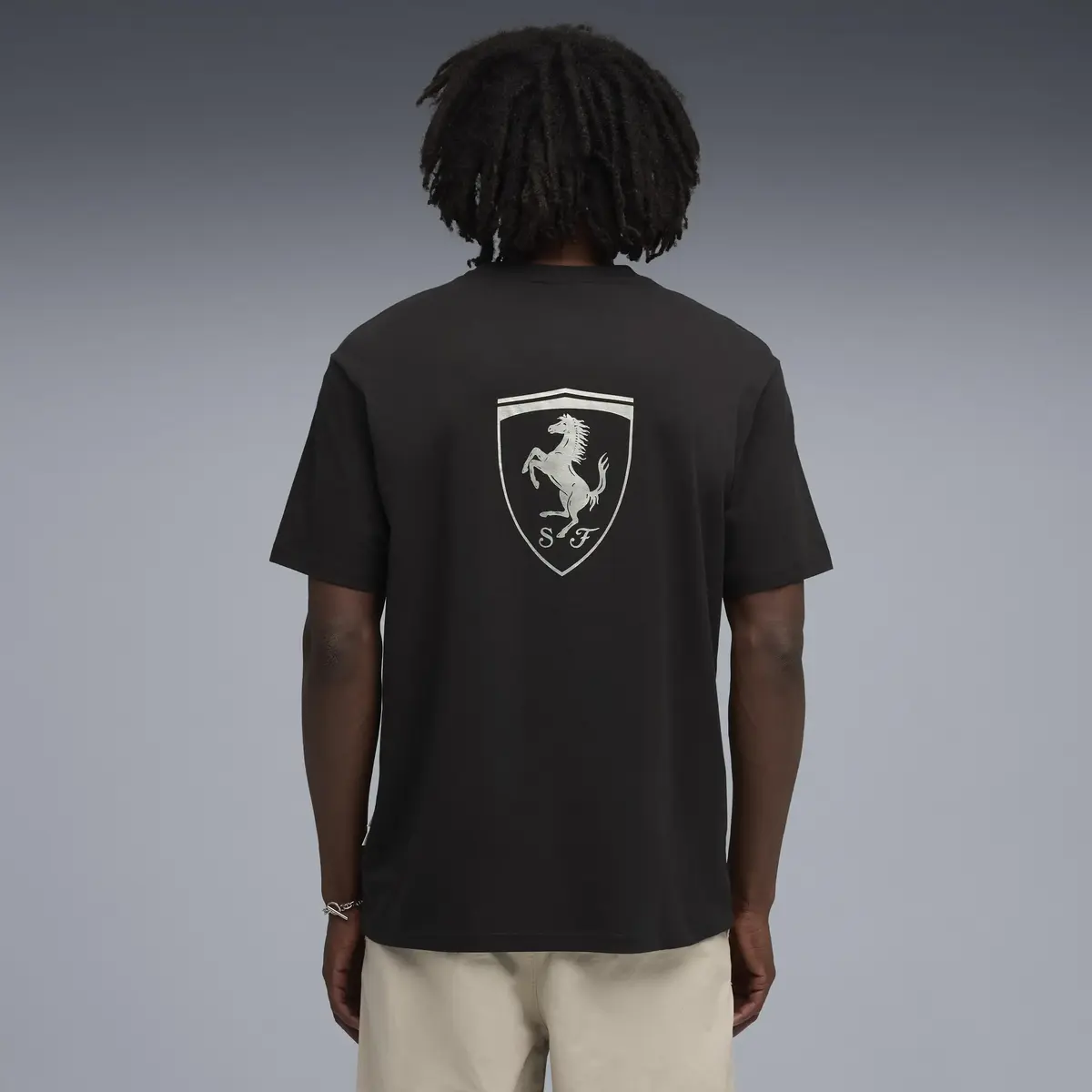Puma Ferrari Lifestyle Tee Siyah Erkek T-Shirt
