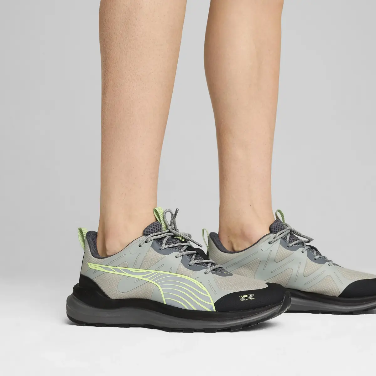 Puma Reflect Lite Trail PTX Gri Unisex Yürüyüş ve Koşu Ayakkabısı