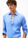 Tommy Hilfiger PIGMENT DYED LI SOLI, C30 Mavi Erkek Gömlek