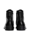 Tommy Hilfiger Corporate Hilfiger Lth Zip Boot Siyah Erkek Bot