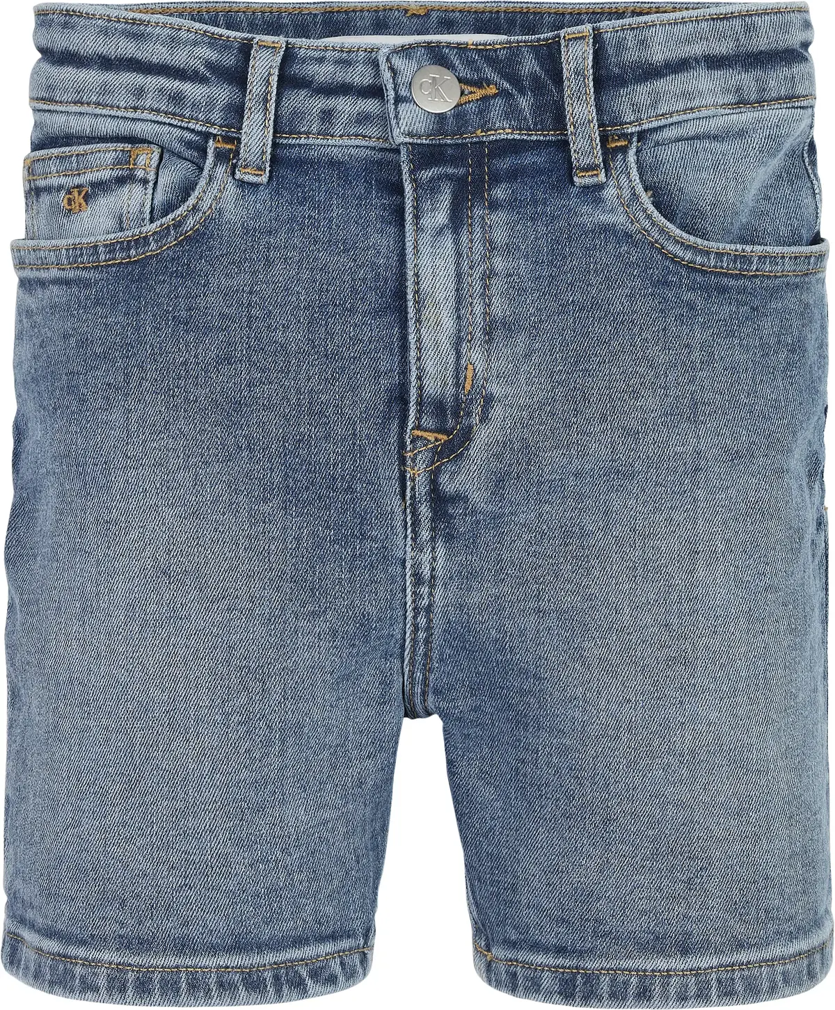 Calvin Klein BERMUDA SHORT MID BL Kadın Mavi Şort