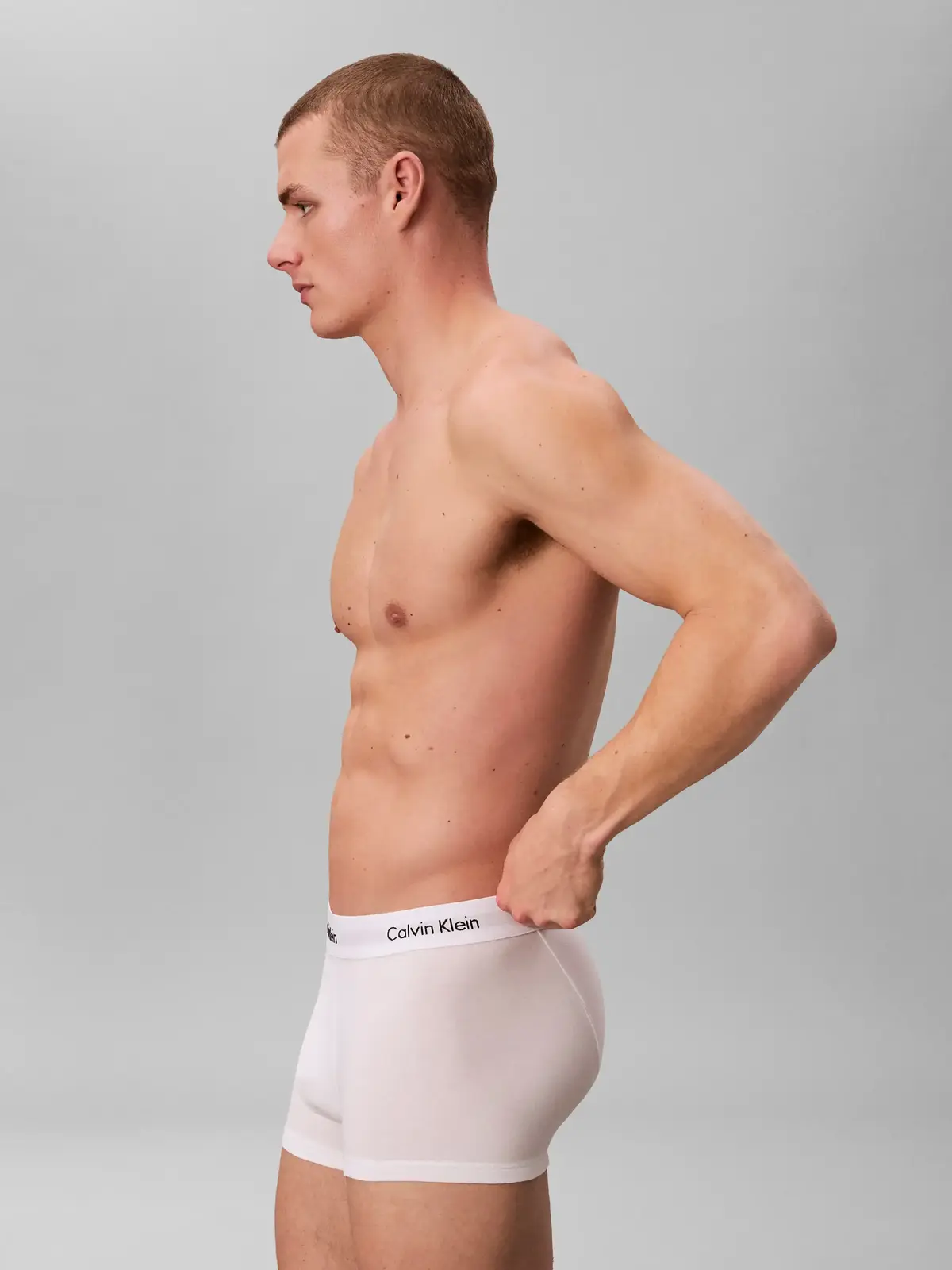 Calvin Klein Low Rise Trunk 3pk Beyaz Erkek 3lü Boxer Set