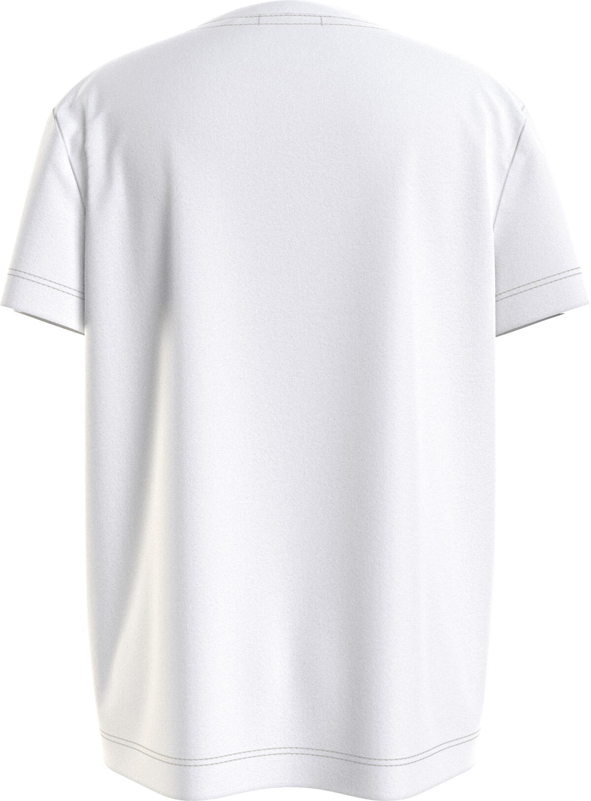 Calvin Klein GLITCHED MONOGRAM T- Erkek Beyaz T-Shirt