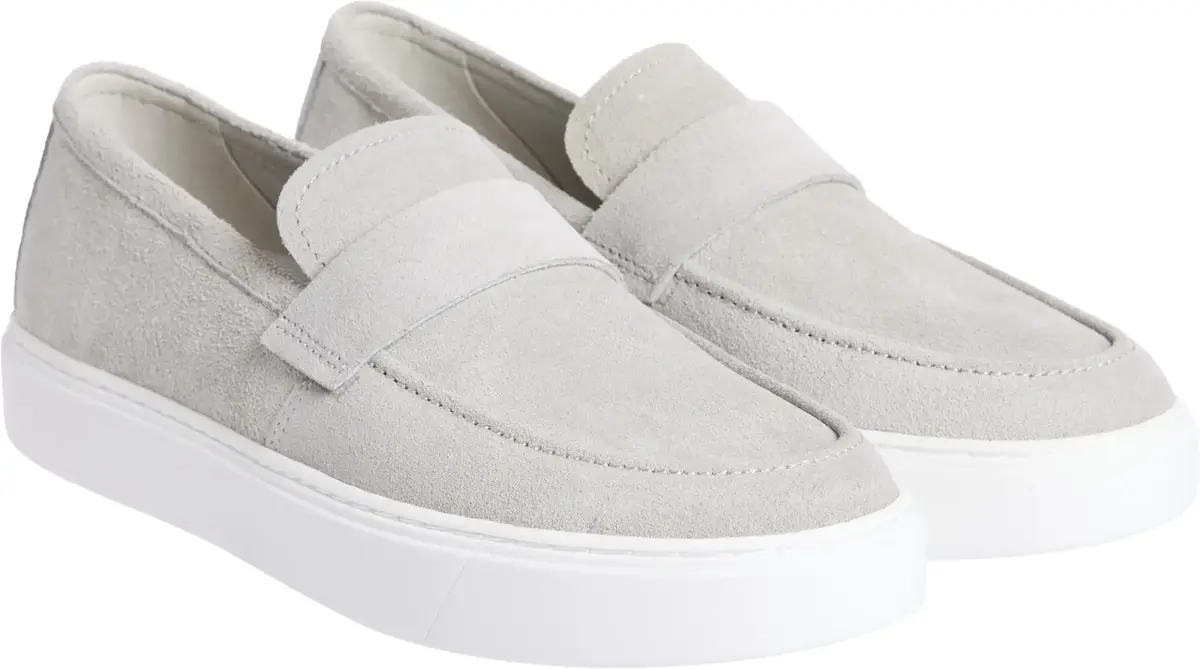 Calvin Klein MOCCASIN SUE UNLINED, ADB Gri Erkek Ayakkabı-Bot