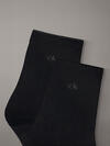 Calvin Klein CK WOMEN SOCK 3P ROLLTOP Siyah Kadın Çorap
