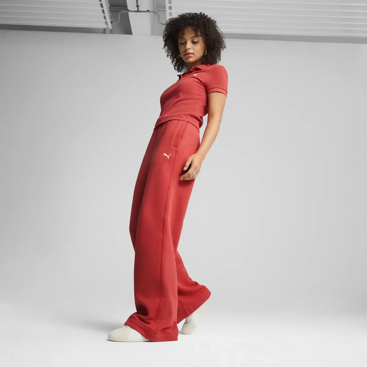 PUMA PREMIUM ESS Sweatpants Kırmızı Kadın Eşofman Altı