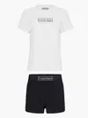 Calvin Klein SHORT SET Kadın Siyah Eşofman Takımı
