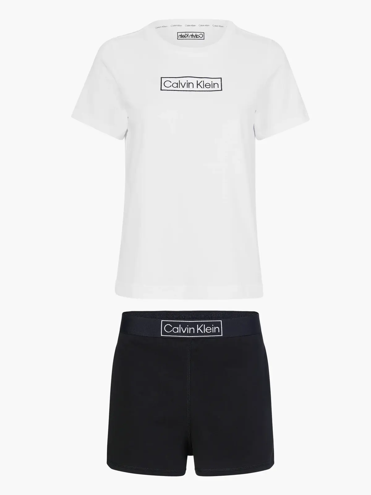 Calvin Klein SHORT SET Kadın Siyah Eşofman Takımı
