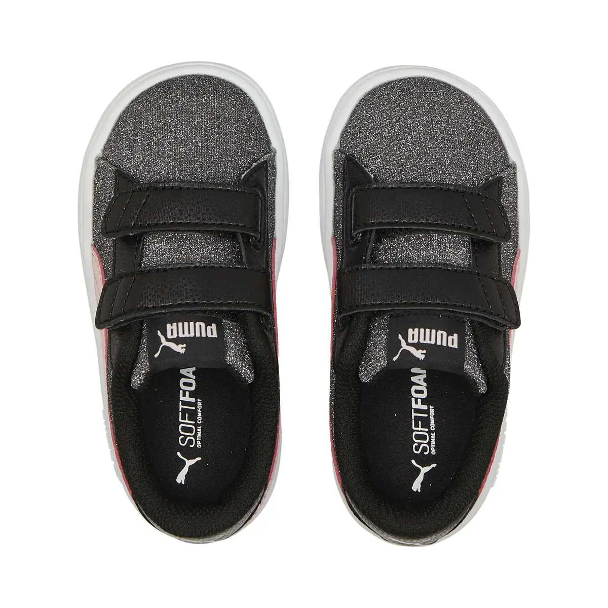 Puma Smash V2 Glitz Glam V Inf Siyah Kız Çocuk Günlük Spor Ayakkabı