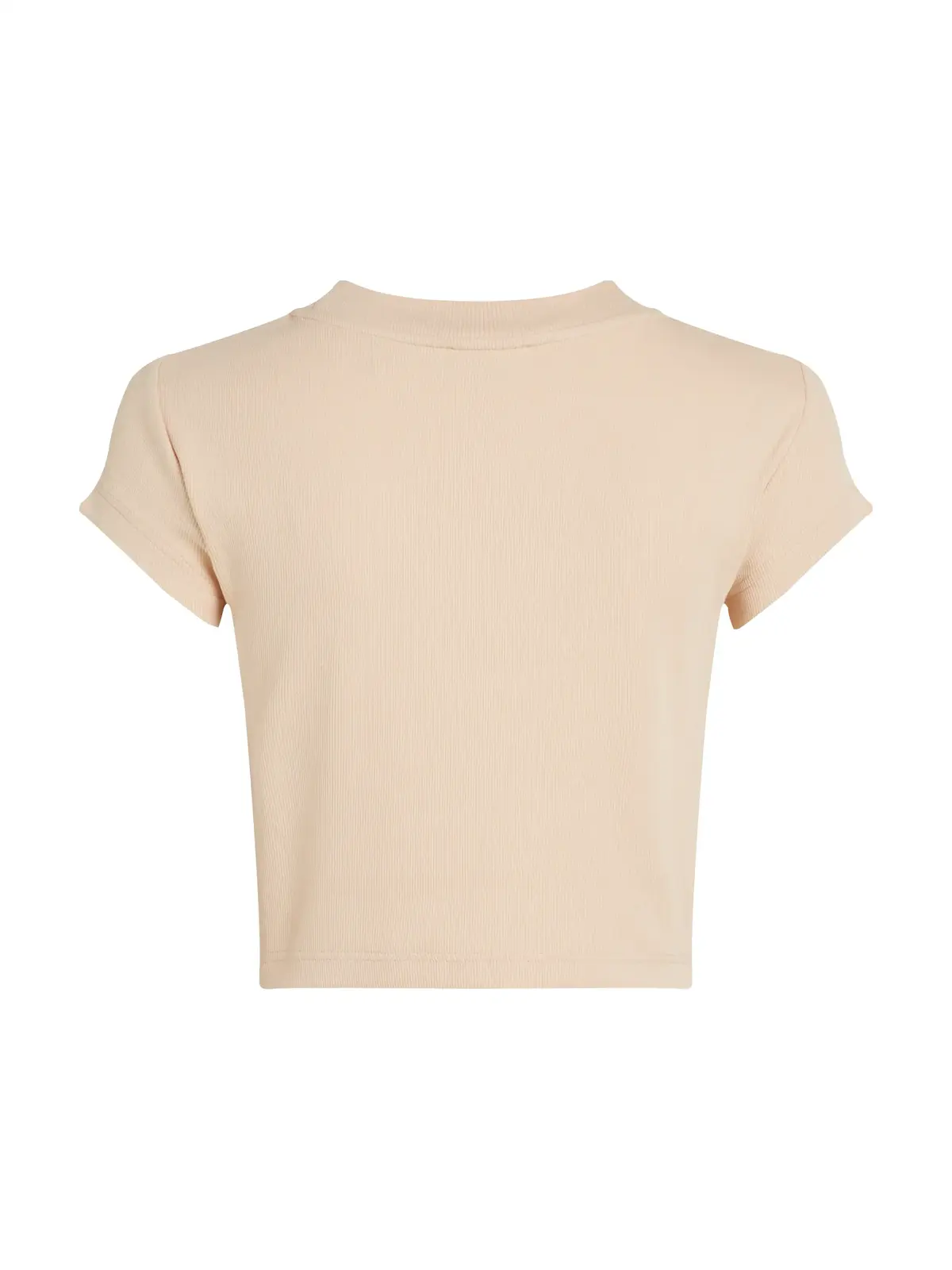 Calvin Klein MONOGRAM BABY TEE, RM7 Krem Kadın T-Shirt & Polo