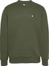 Tommy Hilfiger TJM REG BADGE CREW E, M12 Yeşil Erkek Sweatshirt