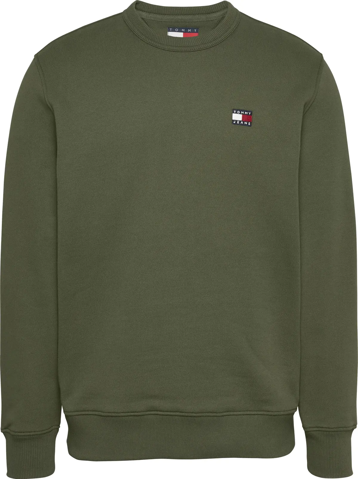 Tommy Hilfiger TJM REG BADGE CREW E, M12 Yeşil Erkek Sweatshirt
