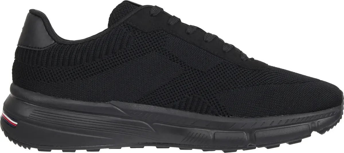 Tommy Hilfiger LIGHTWEIGHT RWB KNIT, BDS Siyah Erkek Spor Ayakkabı & Sneaker