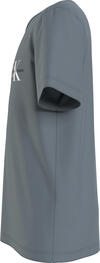 Calvin Klein CHEST MONOGRAM TOP Erkek Mavi T-Shirt