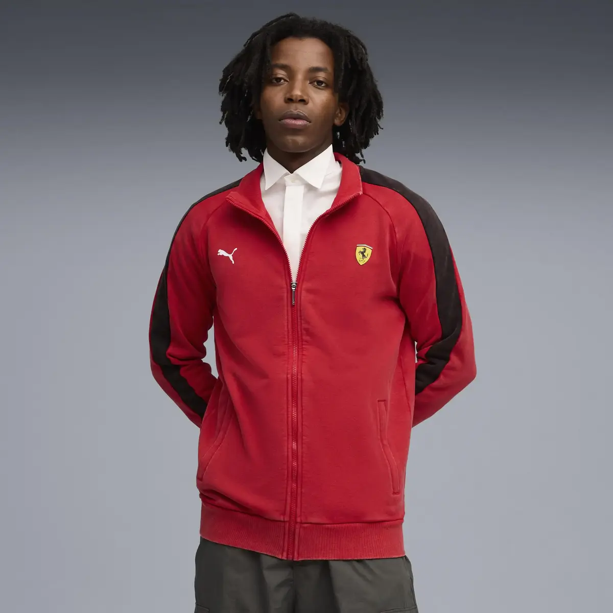 Puma Ferrari T7 Jacket Kırmızı Erkek Ceket