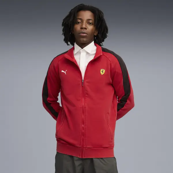 Puma Ferrari T7 Jacket Kırmızı Erkek Ceket