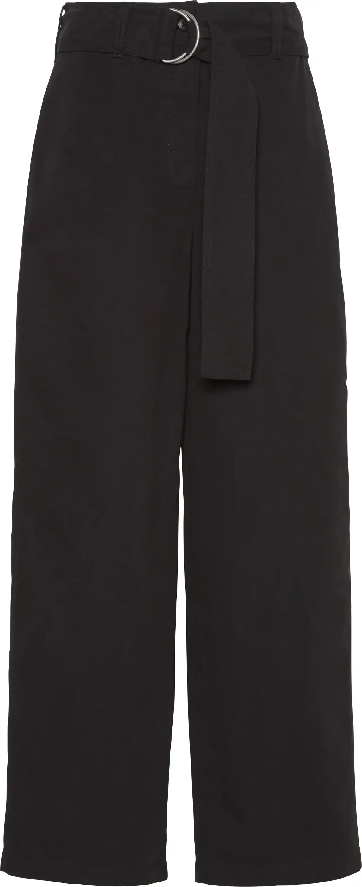 Calvin Klein COTTON SEAMED PANT Kadın Siyah Kumaş Pantolon