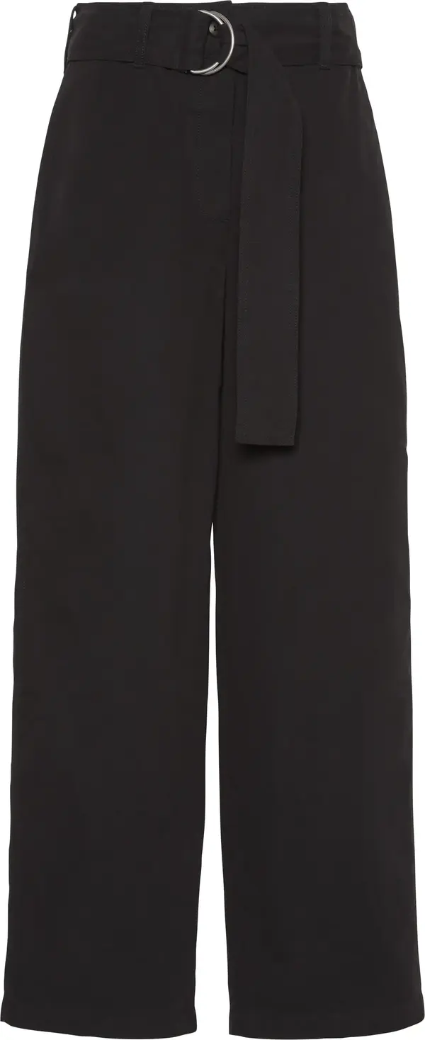 Calvin Klein COTTON SEAMED PANT Kadın Siyah Kumaş Pantolon