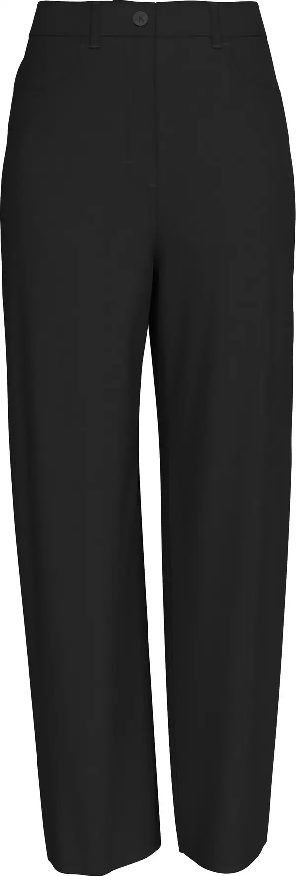 Calvin Klein STRETCH HIGH RISE ST Kadın Siyah Kumaş Pantolon