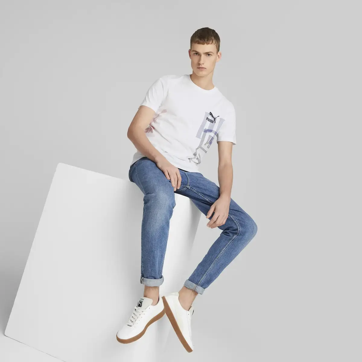 Puma CLASSICS GEN. PUMA Tee Beyaz Erkek T-shirt