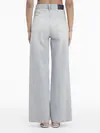 Calvin Klein HR WIDE - MID GREY, 1A4 Gri Kadın Jean Pantolon