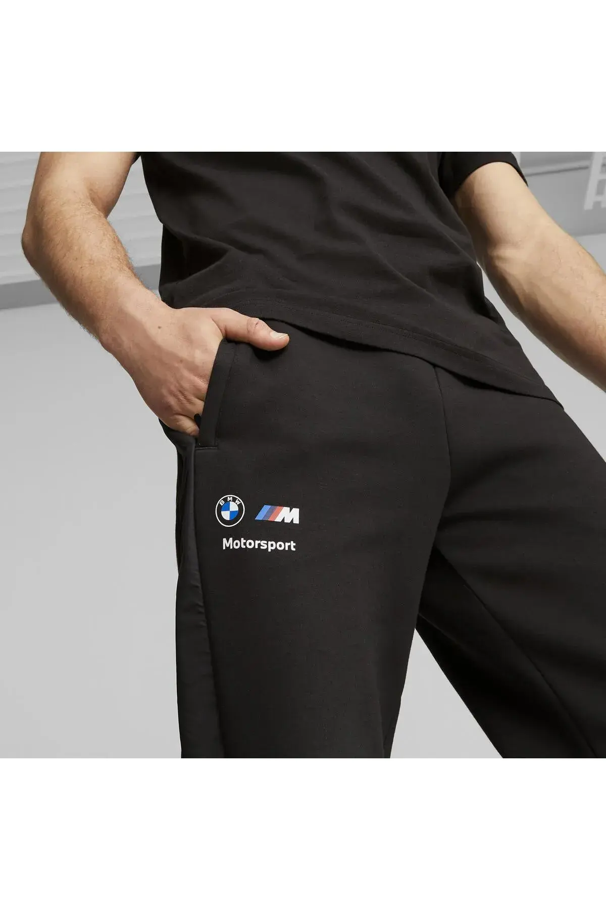 Puma BMW MMS MT7 Sweat Pants, cc Siyah Erkek Eşofman Altı