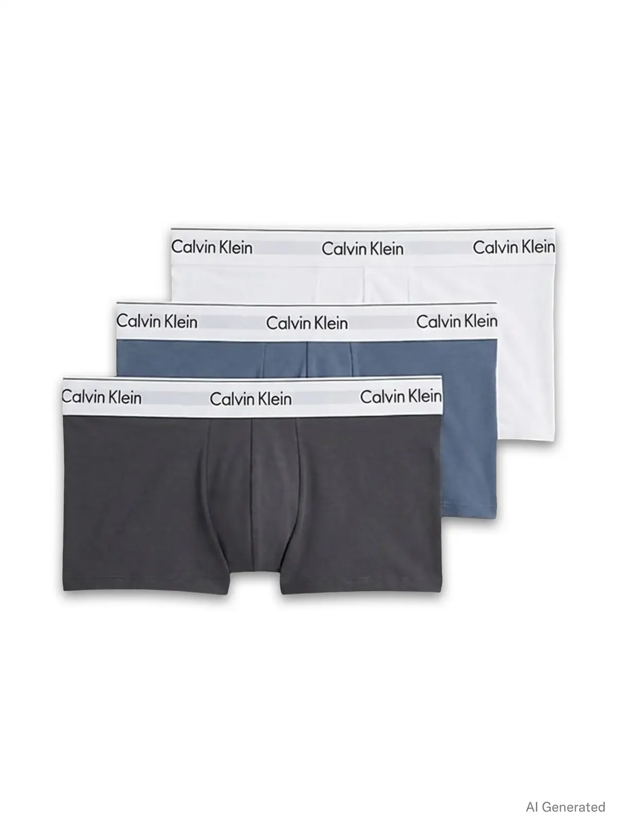 Calvin Klein LOW RISE TRUNK 3PK Erkek 3lü Boxer Set